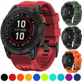 Silikon Armband Quick Fit Für Garmin Fenix 8 7X 7 6X 6 Pro 5 5X Plus 3 HR Epix 2