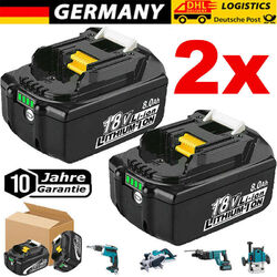 2X 18V 8000mAh BL1860B Akku Für Makita BL1850B BL1830 BL1860 LXT Led Anzeige DHL