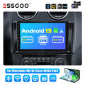 9" Android 13 32G Carplay Autoradio GPS Cam Für Mercedes Benz ML/GL Klasse W164