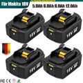 4X 18V 8Ah 12Ah Akku Für Makita 5.0Ah 6.0Ah BL1860 BL1850 BL1830 BL1860B MTL1810