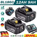 18V/6.0Ah Akku Für Makita BL1850 BL1830 LXT BL1860B Led Anzeige+Doppelladegerät