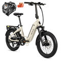 DERUIZ E-Bike Klapprad Elektrofahrrad 20Zoll 500Wh Shimano 8G Pedelec e Citybike