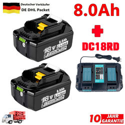 Für Original Makita Akku 18V 9,0AH 6AH BL1860B BL1850B BL1830 BL1820 LXT Lithium