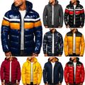 Winterjacke Sportjacke Wärmejacke Steppjacke Kapuze Winter Herren Mix BOLF Motiv