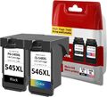 PATRONEN für Canon PG-545 CL-546XL Pixma TR4550 MG3050 MG3053 TS3150 MX495 MX490