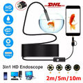 2-10M USB Endoskop Kamera 5,5mm LED-HD Inspektion Wasserdicht PC Android Handy