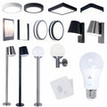 Außenleuchte Decken Wandlampe Bewegungsmelder Stehlampe Smart LED CCT Dimmer APP