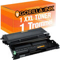 Trommel & Toner XL für Brother DCP-7010 DCP-7025 Fax-2820 TN2000 DR2000