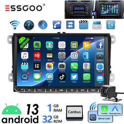 Android 13 Carplay Autoradio GPS NAVI RDS Für VW GOLF 5 6 Touran Tiguan Polo EOS