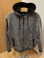 Lifestyle Herren Fleece gefütterter Hoodie Sweatshirt Jacke Shirt Gr XL Kapuze