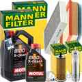 MANN INSPEKTIONSPAKET+6L MOTUL 5W-30 MOTORÖL passend für BMW 1er F20 3er F30 4er