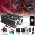 Auto RGBW LED Sternenhimmel Meteor Star/Twinkle Lichtfaser Glasfaser Optik 2m/3m