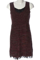 ZERO Strickkleid Damen Gr. DE 40 rot-hellgrau Casual-Look