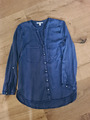 Damen Bluse von Esprit, Gr. 38, blau, 100% Lyocell, langer Arm, Jeans-Stil