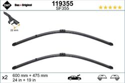 SWF Wischerblatt VisioFlex OE (2x) vorne für AUDI SKODA VW 119355