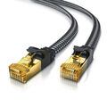 LAN Flachbandkabel Patchkabel Cat 7 U/FTP – Netzwerkkabel RJ45 Stecker - 0,5 m