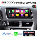 Android 14 8 Kern 128G Wireless Carplay GPS DVR NAVI Autoradio für Audi Q5 High