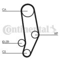 CONTINENTAL CTAM Wasserpumpe + Zahnriemensatz für AUDI VOLVO VW