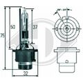 1x Glühlampe DIEDERICHS LID10075 passend für MAN MERCEDES-BENZ RENAULT VOLVO