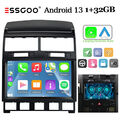 Autoradio 1+32G Carplay Android13 Für VW TOUAREG 2003-10 GPS WIFI BT FM RDS SWC