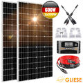 100W 200W 300W 400W Wohnmobil Set Solarmodul Solarpanel Mit Montage PV Halterung