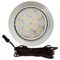 LED Möbel Einbauleuchte 12Volt / 3Watt / Flach / Warmlicht / Für Spiegelschränke