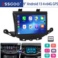 4+64GB Autoradio CarPlay Android 13 Für Opel Astra K 2015-2019 GPS Navi RDS WIFI