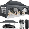 Pavillon 3x3/3x6m Wasserdicht Faltpavillon Pop Up Partyzelt Gartenzelt UV Schutz