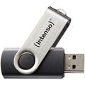 Intenso Basic Line 64GB USB-Stick Schlüsselanhänger mit drehbarem Verschluss 