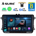 8Core 4+64G Android 13 Autoradio CarPlay Navi für VW Golf 5 6 Touran Caddy Jetta