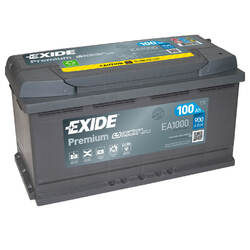 Autobatterie Exide EA1000 12V 100Ah 900A Starterbatterie