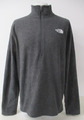 North Face Glacier Fleece Sweatshirt, 1/4-Reißverschluss, grau, X Large, passt 44" Brustumfang