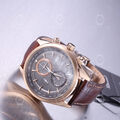 Citizen Funkuhr Chrono mit Weltzeit AT8263-10H Roségold-Grau