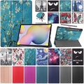 Samsung Galaxy Tab S7 S8 S9 Ultra FE Plus A7 A8 A9 Schutz Hülle Etui Tasche Case