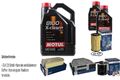 BOSCH Inspektionspaket 7L Motul 8100 X-clean+ 5W-30 für Mercedes GLK-Klasse 220