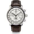 Zeppelin "100 Jahre" Herrenuhr Quarz Chronograph 76801 mit Lederarmband