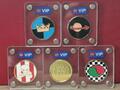 LEGO® VIP COIN Sammelmünzen Octan Castle Gold Space Pirat