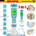 Digital WasserTester PH Wert Prüfer TDS EC Messgerät Messer WaterAquarium Pool