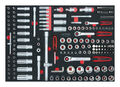 KS Tools SCS 1/4"+3/8"+1/2" Steckschlüssel-Satz, 180-teilig in 1/1 Systemeinlage