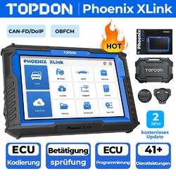 TOPDON Phoenix XLink KFZ OBD2 Diagnosegerät ECU Programmier 41+Services Auto VIN