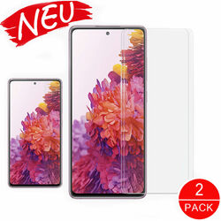 2x Displayschutz Panzerfolie Schutzglas Full Screen für Samsung Galaxy S20 FE 