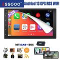 7" Android 13 DAB+ Apple CarPlay Autoradio 2+32G Bluetooth GPS Navi RDS Wifi USB