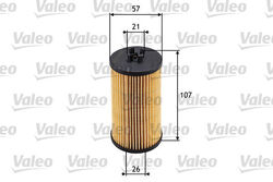 VALEO 586531 Ölfilter für FIAT OPEL SAAB ALFA CHEVROLET