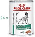 (€ 11,78 /kg) Royal Canin Satiety Weight Management Mousse Hund 24 Dosen x 410 g