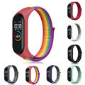 Ersatz Armband für Xiaomi Mi Band 3 4 5 6 7 Nylon Fitness Sport Klettverschluss;