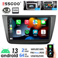 Für Seat Altea 2004-15 Toledo 04-09 64G Android 13 Autoradio Carplay GPS Navi BT