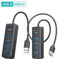 USB 3.0 HUB Verteiler Splitter Adapter Super Speed Datenhub 4 Port für Laptop PC