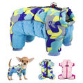 Winter Hundemantel Wasserdicht Hundejacke Hundeoverall für Kleine Hunde Kleidung