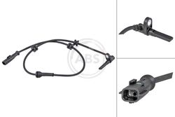 ABS Sensor Raddrehzahl A.B.S. 30207 für RENAULT MEGANE 3 DZ0 TCe DZ1N