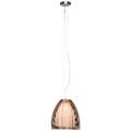 BRILLIANT Lampe Relax Pendelleuchte 30cm bronze/chrom | 1x A60, E27, 60W, g.f. N